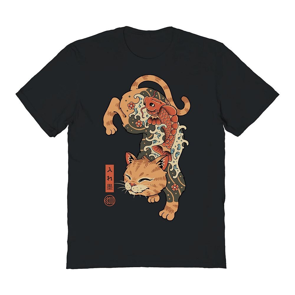 

Мужская футболка с рисунком COLAB89 от Threadless Koi Fish Irezumi COLAB89 by Threadless, черный