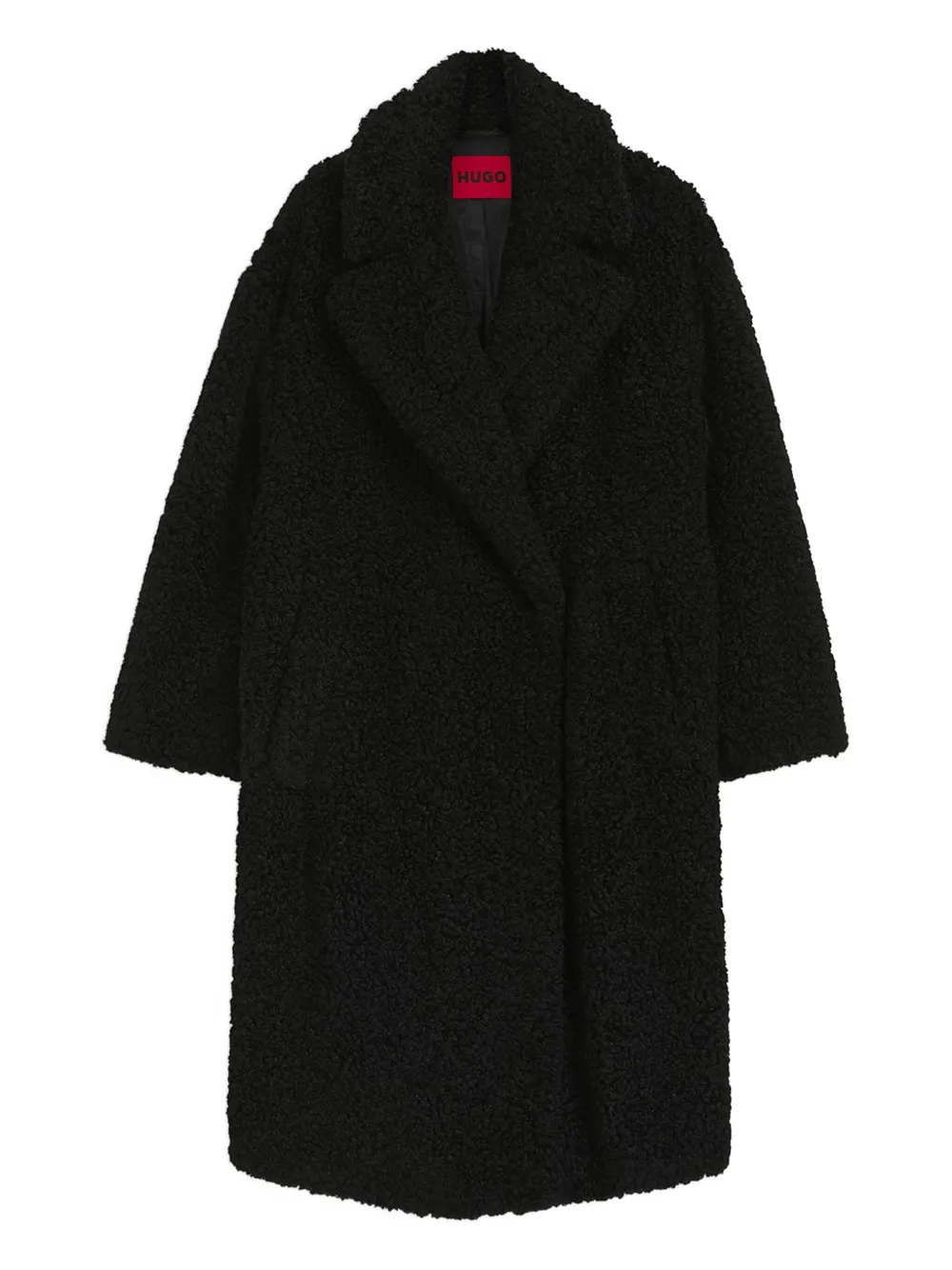 

Двубортное пальто Hugo, черный