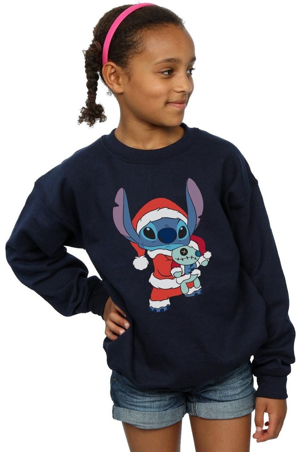 

Свитшот Disney Lilo And Stitch Stitch Christmas, темно-синий
