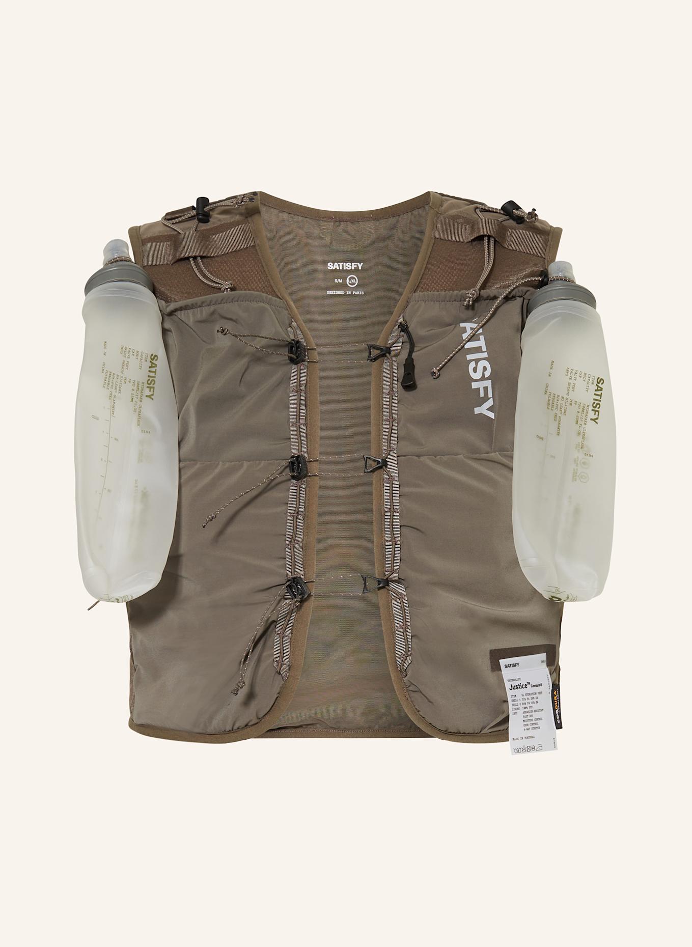 

Беговой жилет Justice Cordura 5л Satisfy, хаки