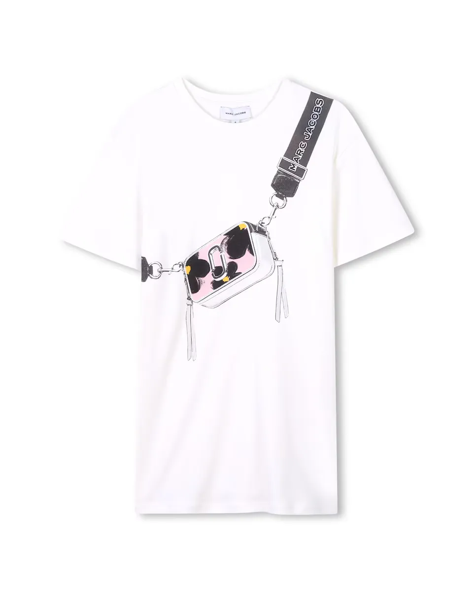 

Платье для девочки в разноцветном хлопковом цвете Marc Jacobs, многоцветный