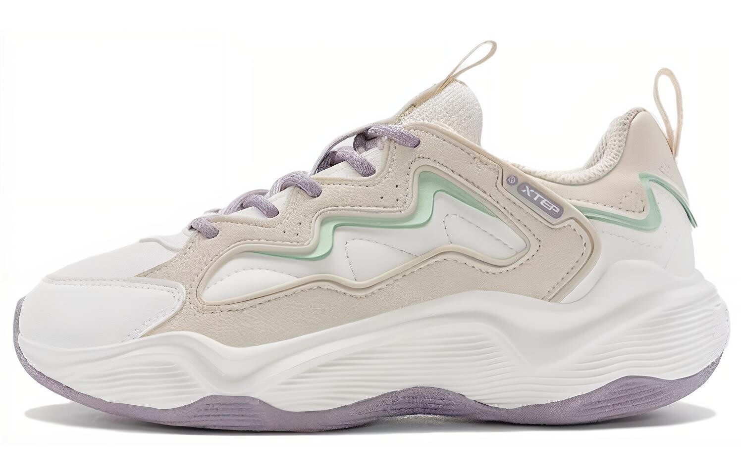 

Кроссовки XTEP Lifestyle Shoes Women's Low-top, белый/фиолетовый