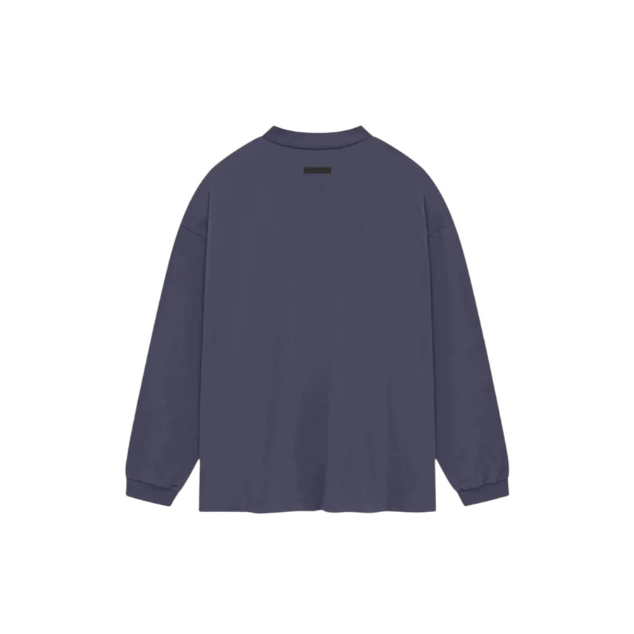 Футболка Fear of God Essentials FW24 Jersey Long Sleeve T-shirt 'Marine', синий — фото 2