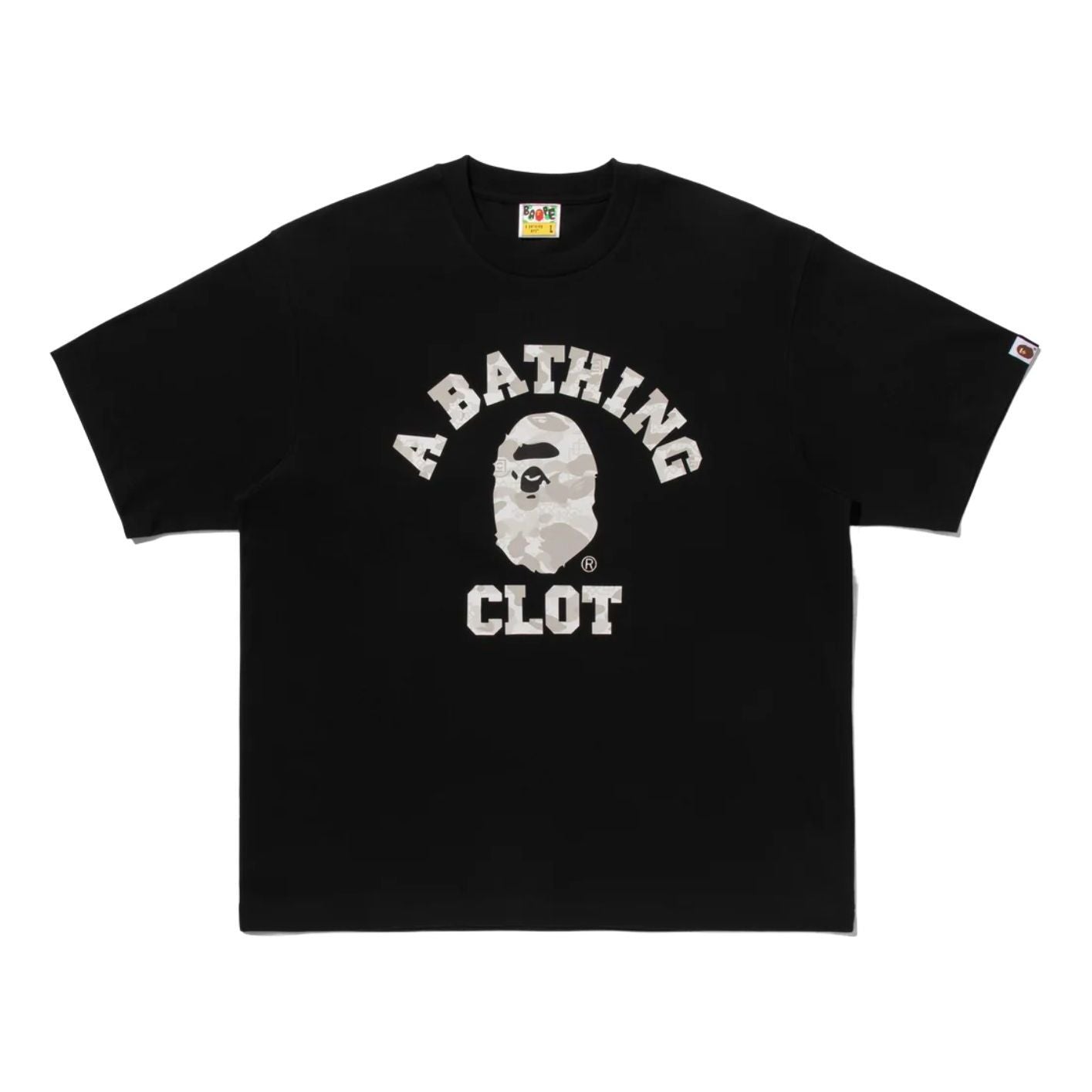 

A Bathing Ape Футболка BAPE X Clot Camo College Relaxed Fit, черная