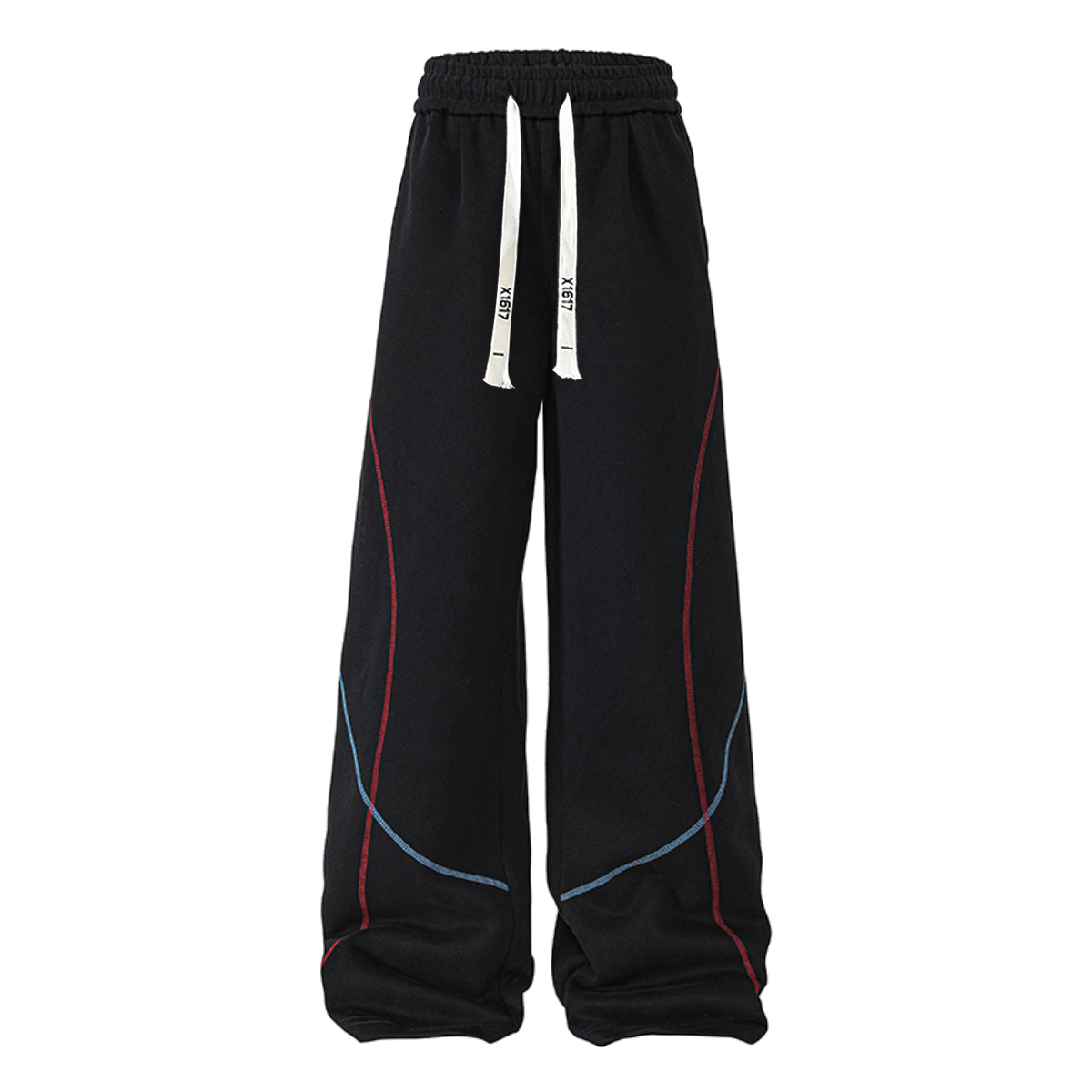 

Повседневные брюки Unisex Moderate Wide Leg X1617, черный pants