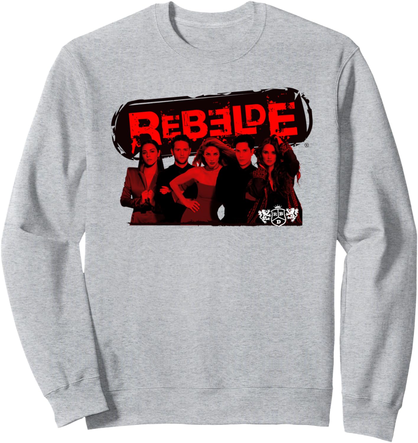 

Толстовка для концертов RBD Rebelde Tour 2023 Rebelde Rebelde Rbd, серый
