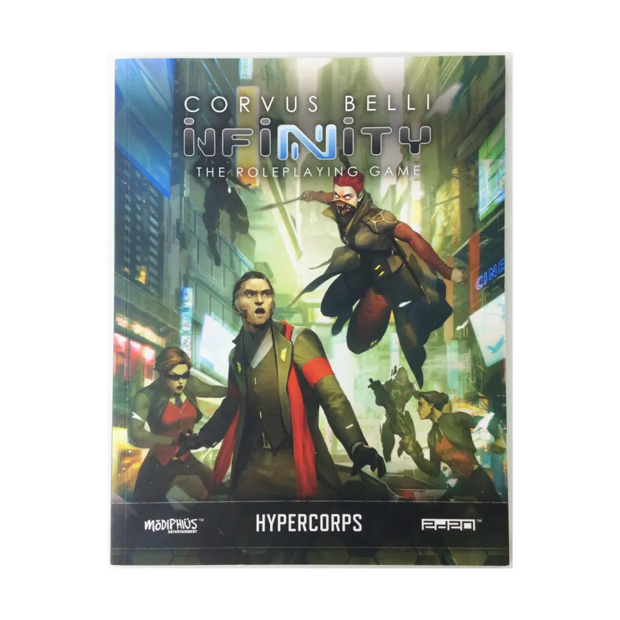 

Hypercorps, Infinity RPG (Modiphius Entertainment), мягкая обложка
