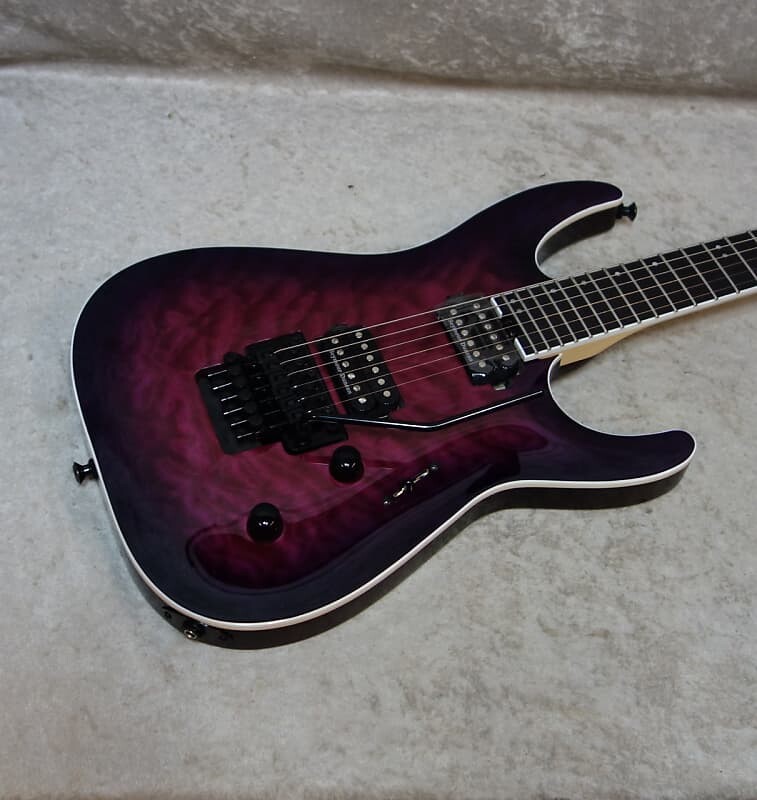

Электрогитара IN STOCK! 2023 Jackson Pro Plus Series Dinky DKAQ guitar in Transparent Purple B