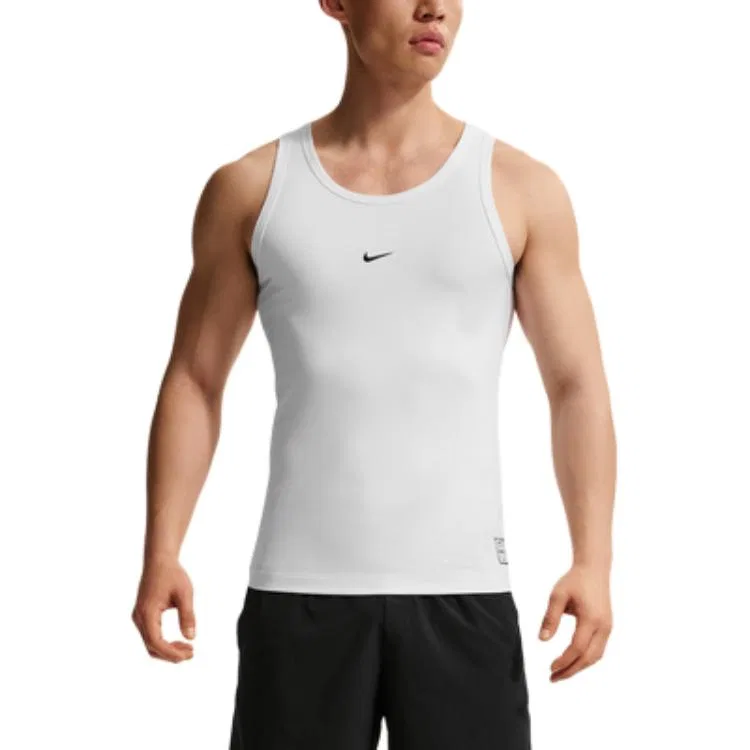 Быстросохнущая майка Nike Dri Fit белая/черная