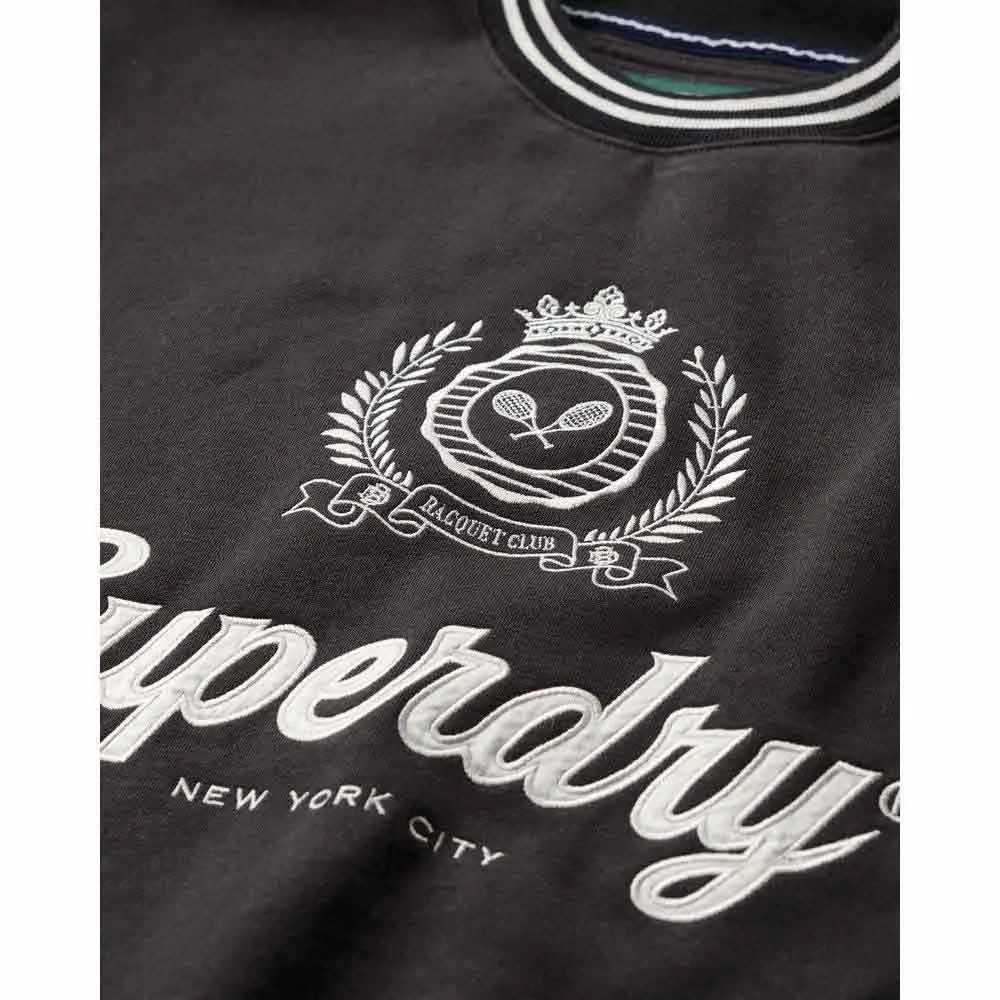 Толстовка Superdry Country Club Loose Fit, черный — фото 2