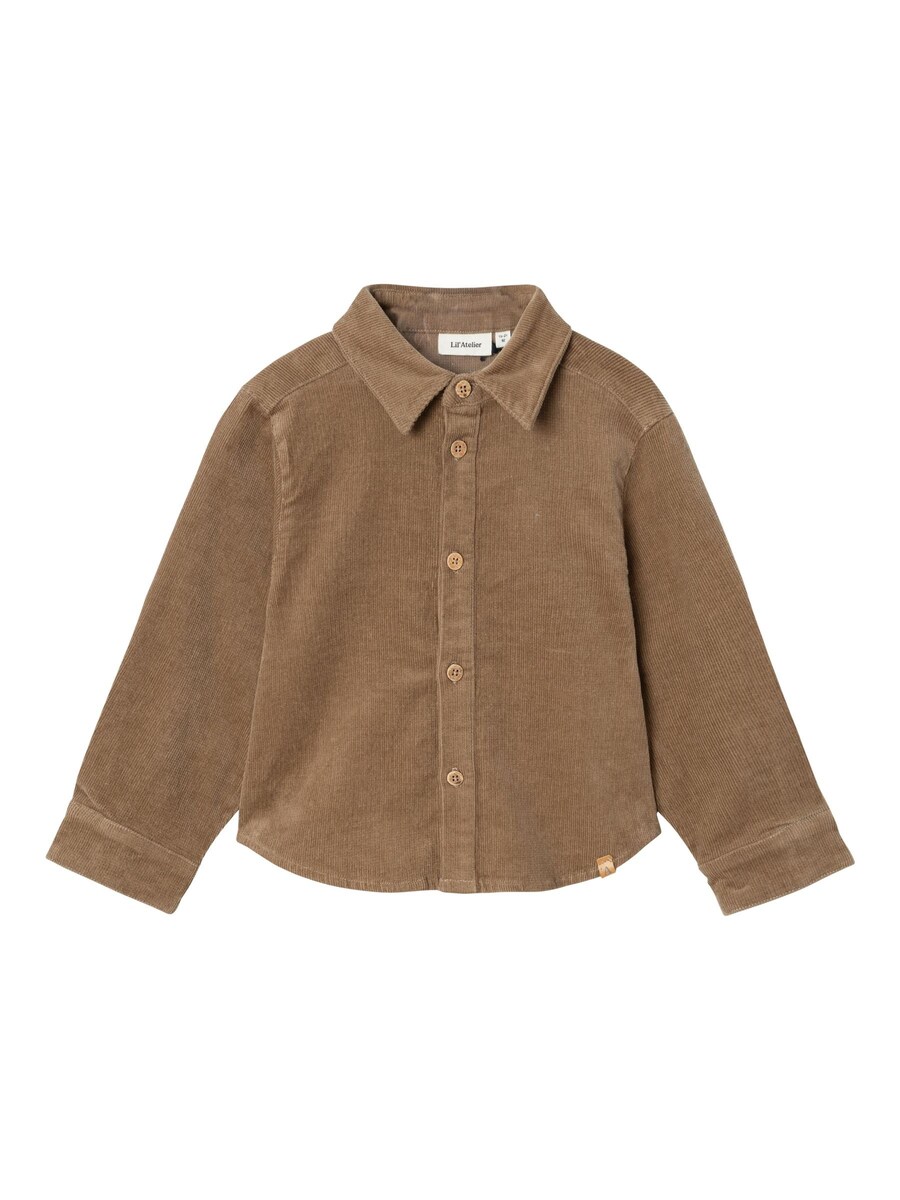 

Рубашка на пуговицах NAME IT Regular fit Button Up Shirt, коричневый