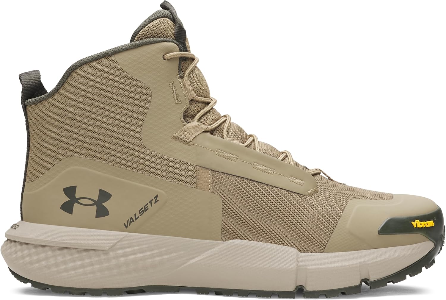 Мужские военные и тактические ботинки Under Armour Charged Valsetz Mid, зеленый