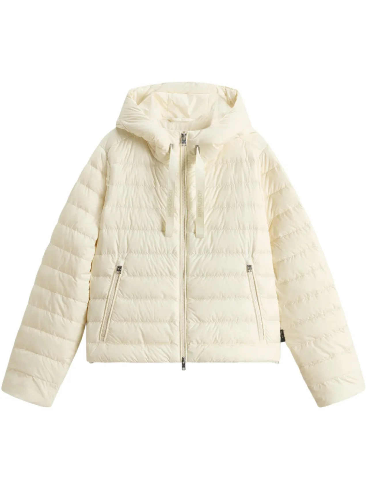 

Стеганая куртка Woolrich с капюшоном, белый