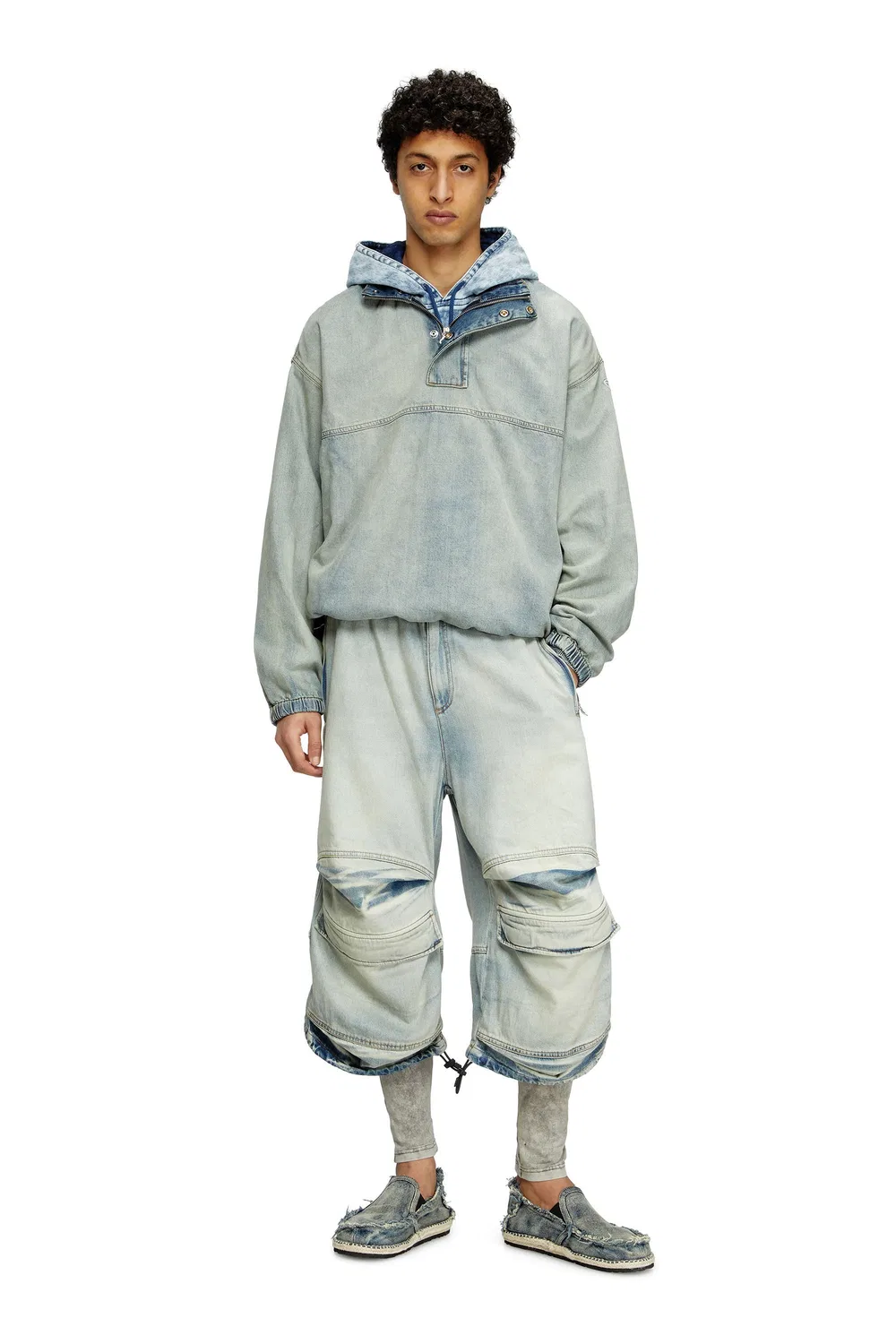 Мужские джинсовые шорты D-DAYETZ-SHORT-S Diesel, Indigo Blue — фото 3