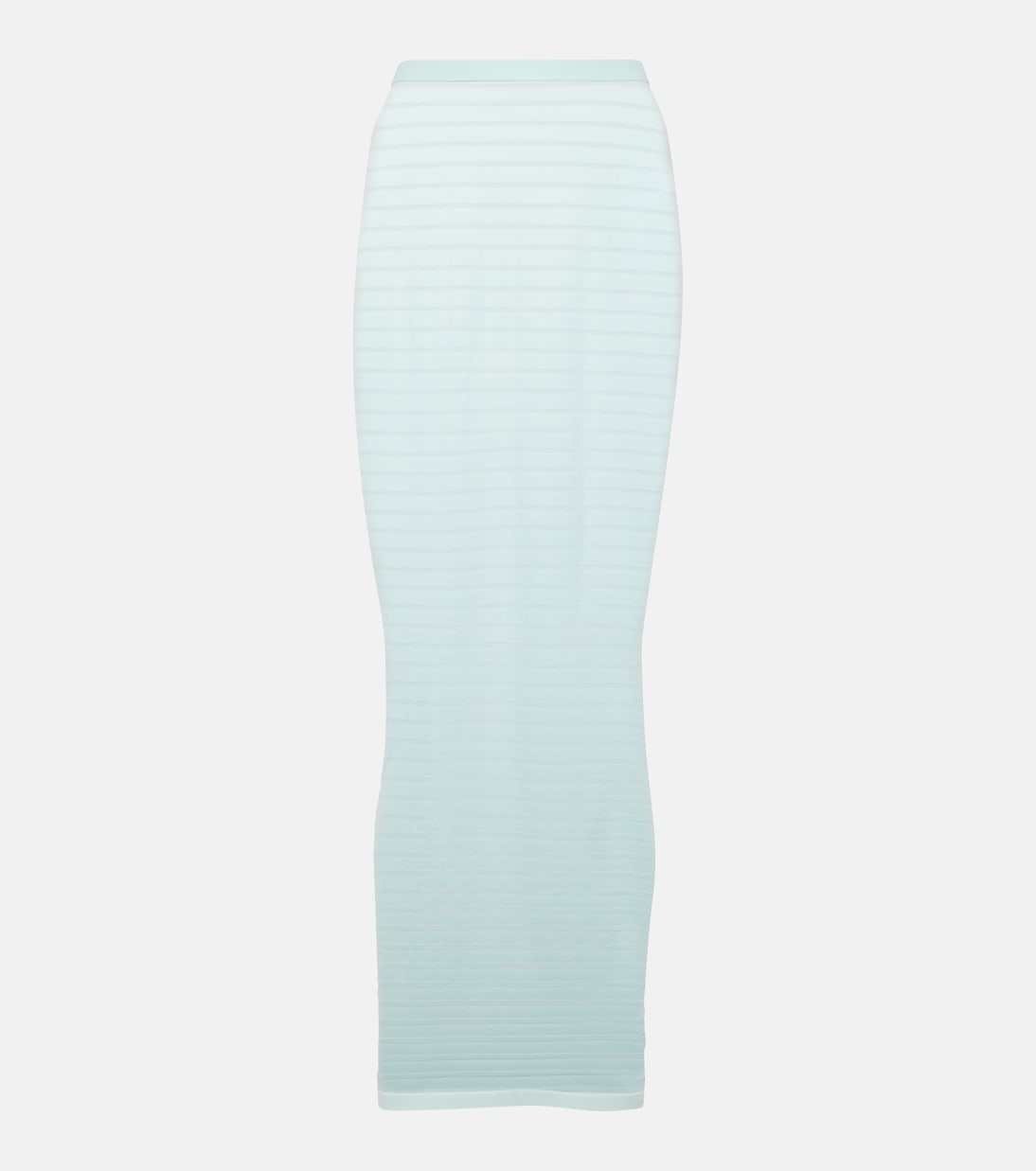 

Полосатая макси-юбка Alaïa, Menthe