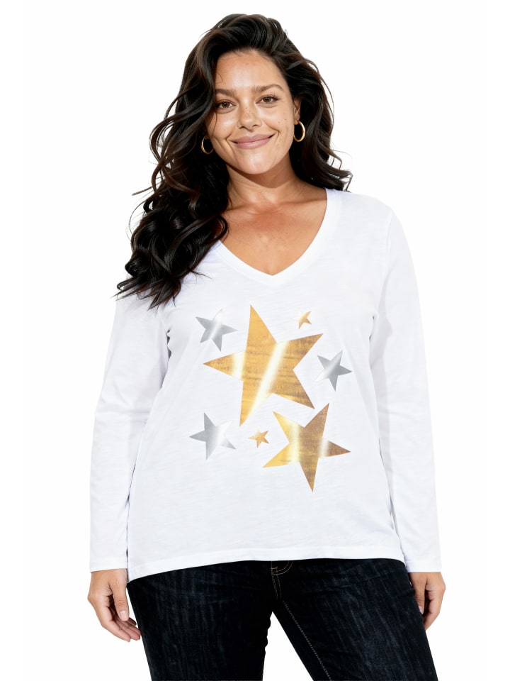 

Angel of Style Длинная футболка белоснежного цвета