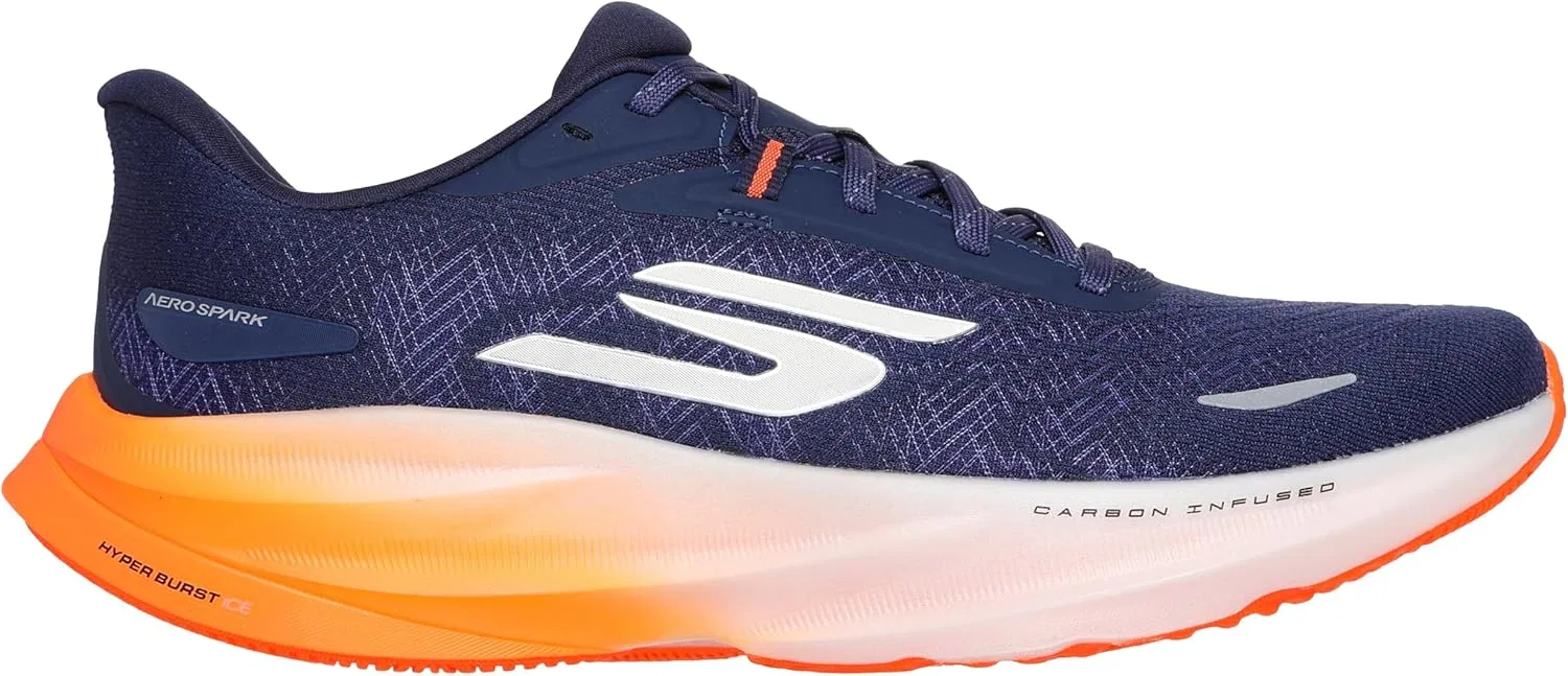 Мужские кроссовки Skechers Go Run Ride 12, Navy Orange — фото 2