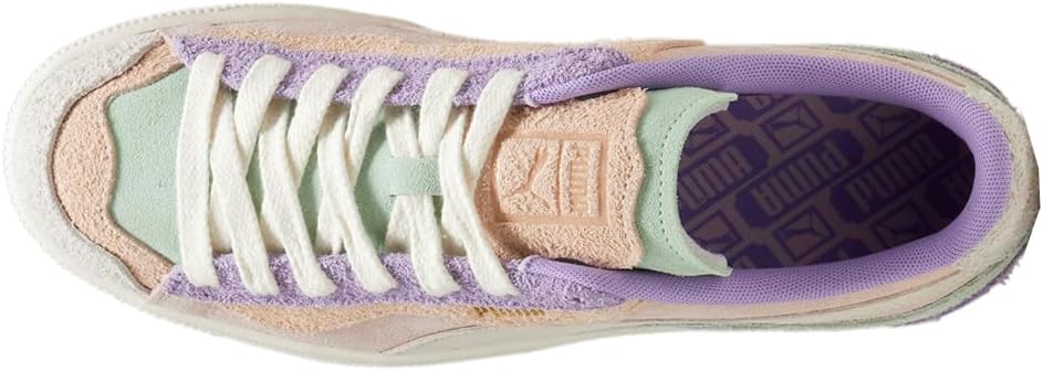 Мужские замшевые кроссовки PUMA Trippy на шнуровке - повседневные, розовые, фиолетовые — фото 4