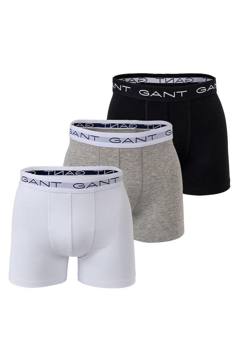 

Боксеры с логотипом, 3 пары Gant, черный