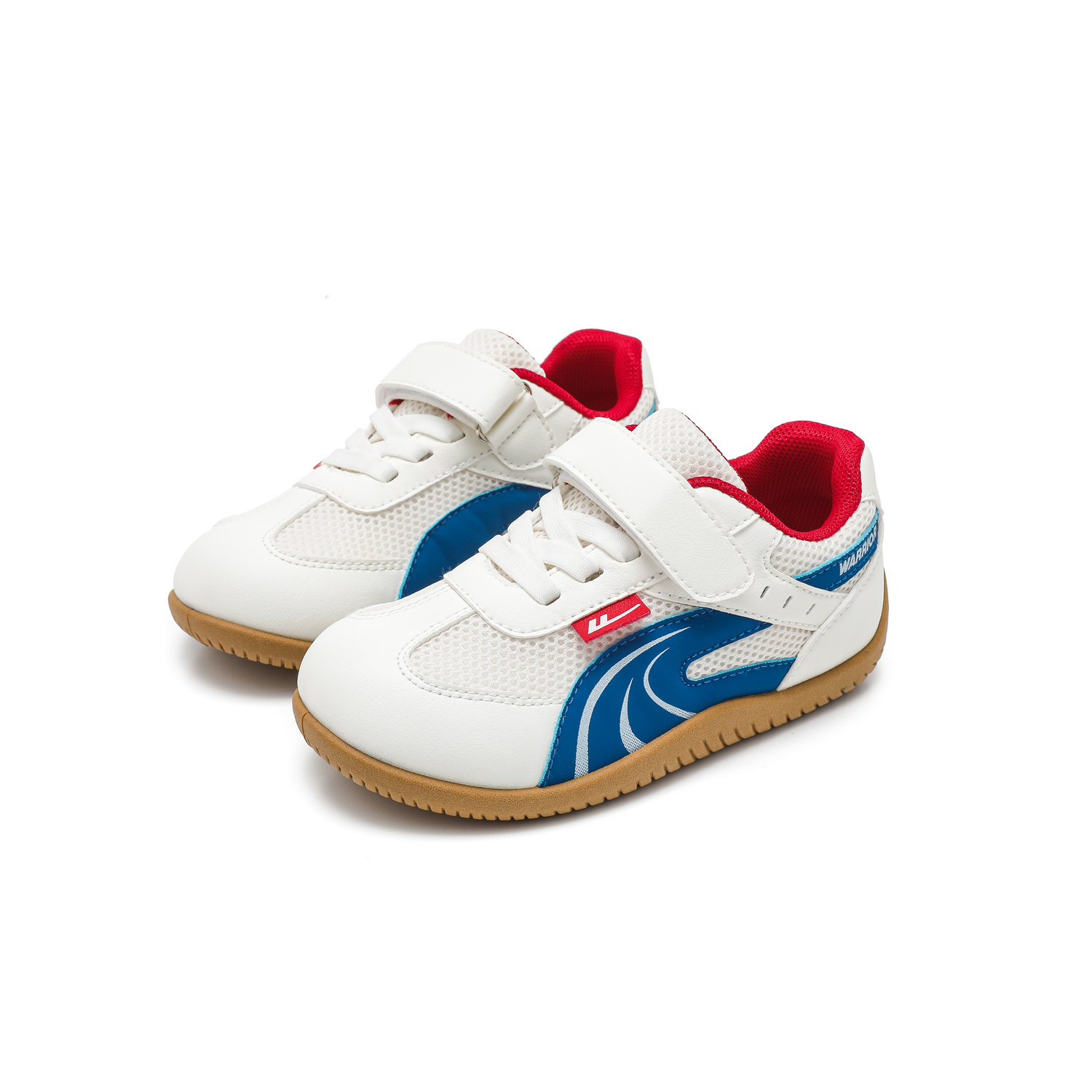 Мальчиковые немецкие армейские кеды из искусственной кожи low top Casual Shoes Kids' WARRIOR, month/белый — фото 4