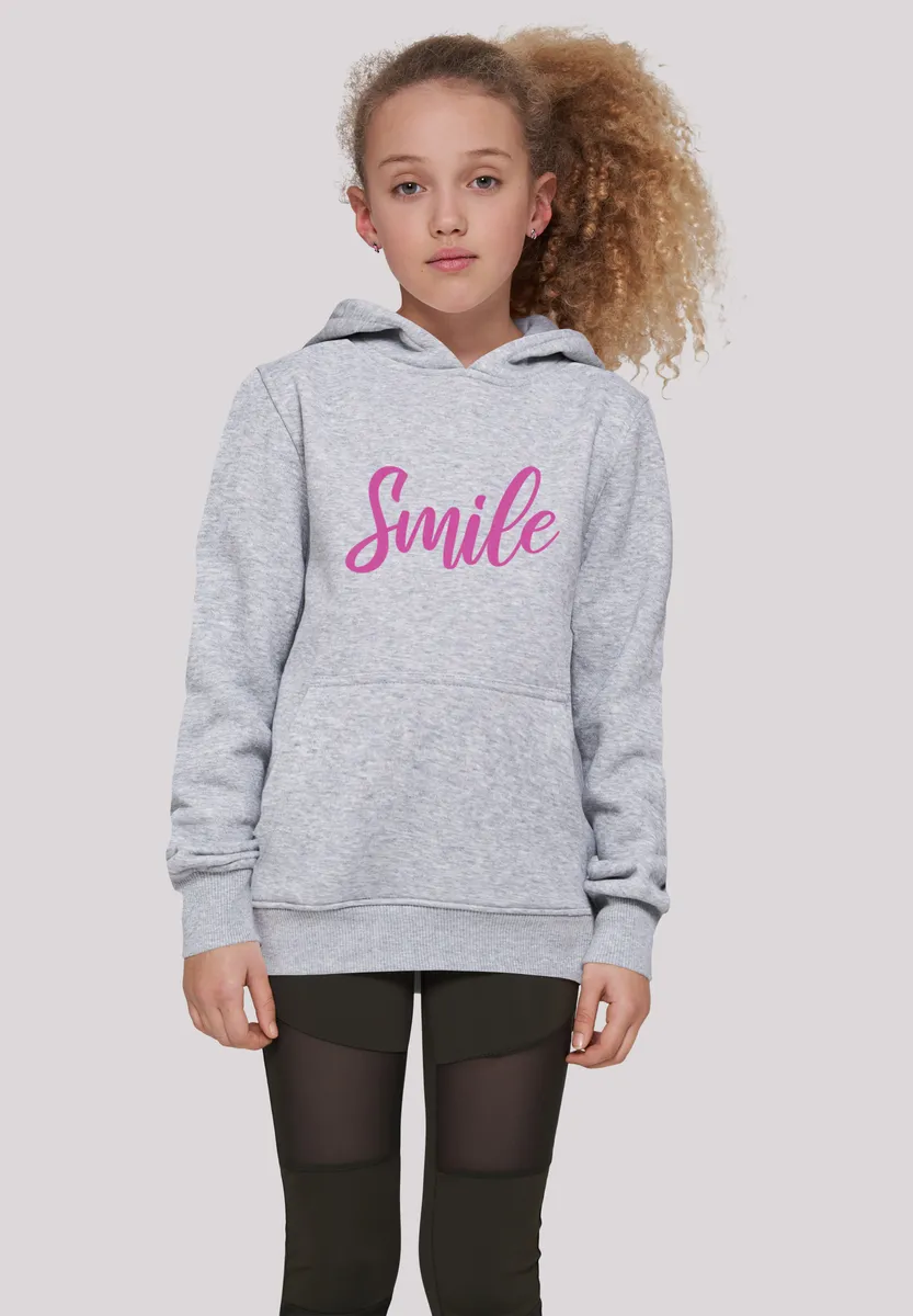 

Толстовка F4NT4STIC "Pink Smile UNISEX HOODIE", принт, серый