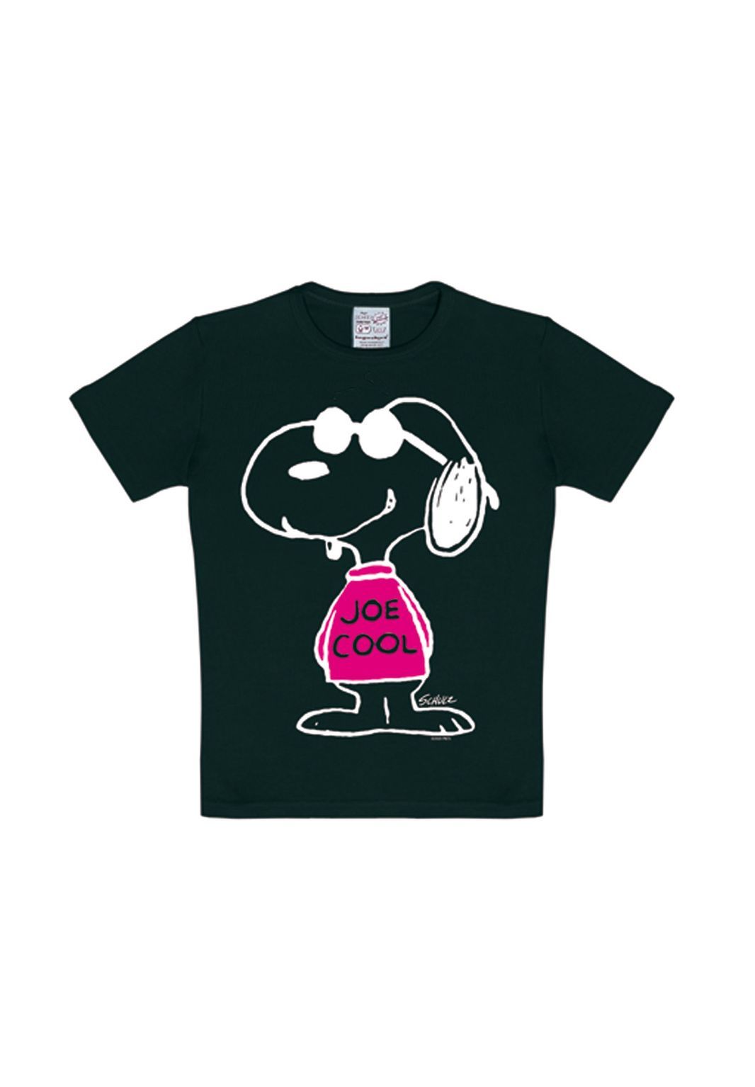 

Футболка Детская Peanuts - Joe Cool Pink LOGOSHIRT, черный