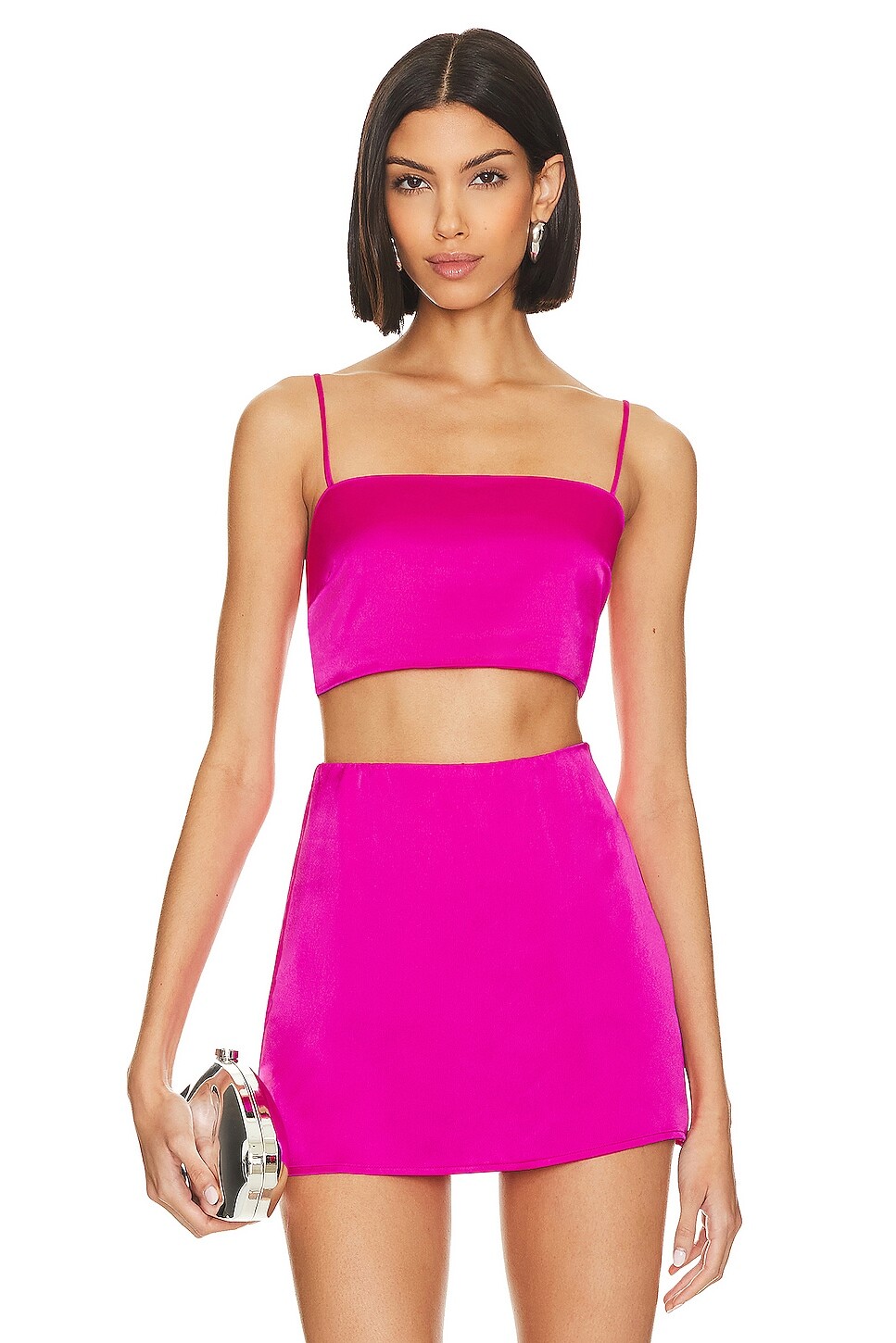 

Топ Show Me Your Mumu Clurb Crop, цвет Hot Pink