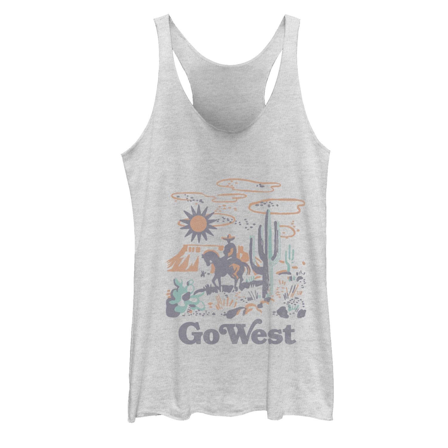 

Модная майка Go West с пейзажным рисунком для юниоров