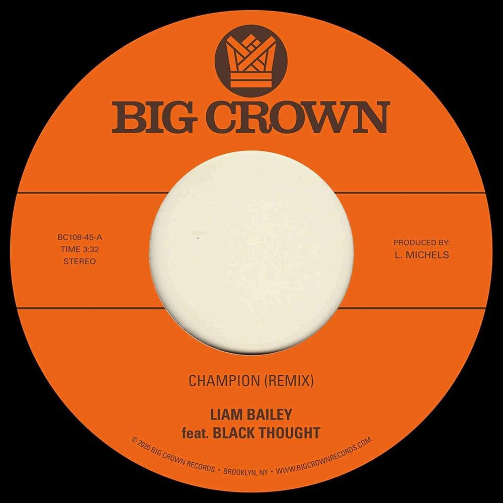 

Виниловая пластинка LP Champion (Remix) / Ugly Truth (Remix) (7") - Liam Bailey, Black Thought