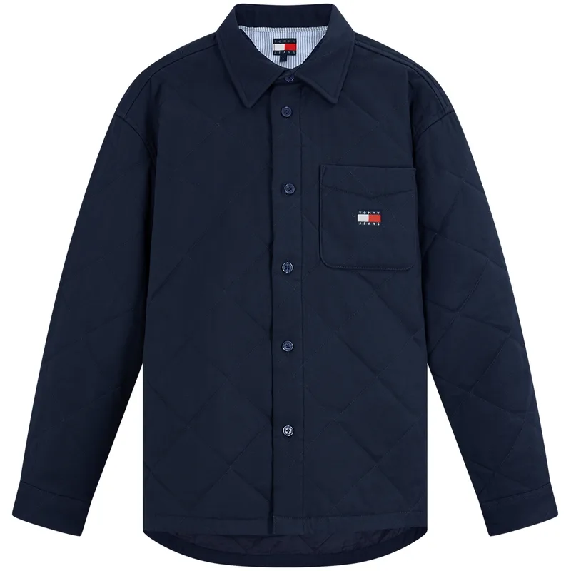 Пуховик мужской Tommy Hilfiger, темно-синий C1G