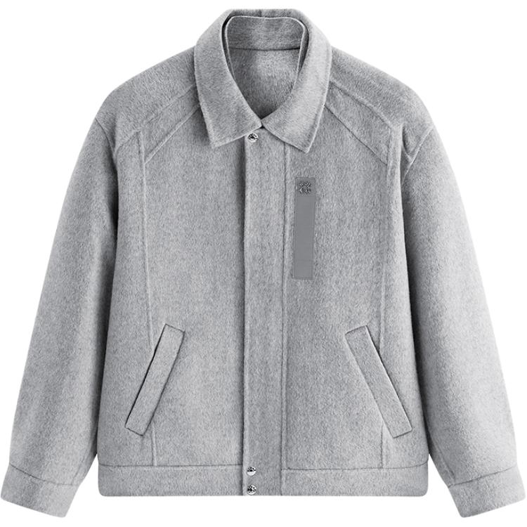 

PEACEBIRD MEN Куртка мужская Alloy Gray 1 Lapel Moderate Chanel inspired