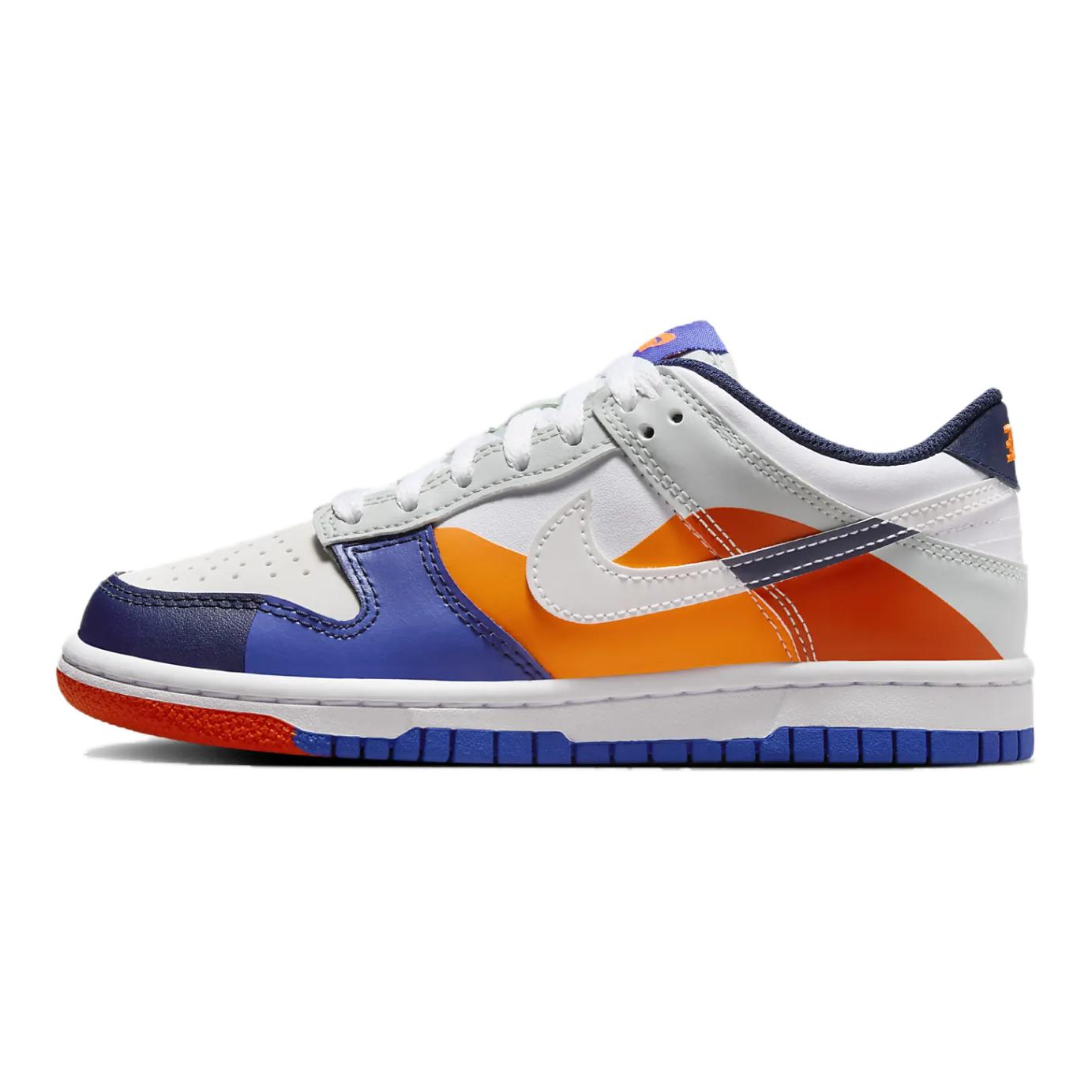 

Nike Dunk Slip Resistant Abrasion Resistant Shock Absorbers Low Top Детские скейтбординговые кроссовки White Blue