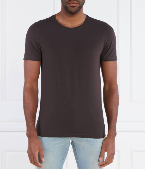 

Футболка кыран Slim fit Oscar Jacobson, коричневый