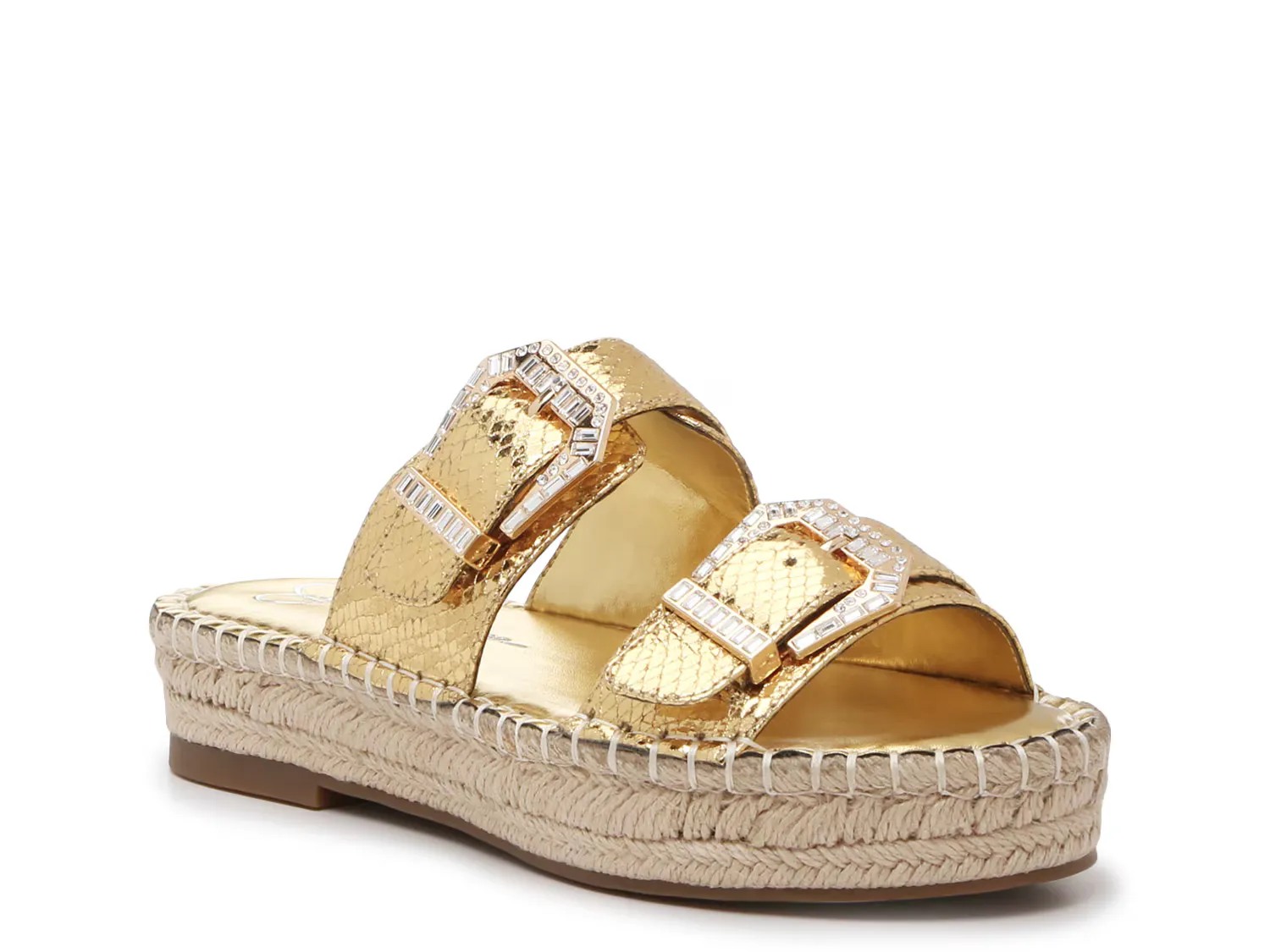 

Сандалии Chandria Platform Sandal Jessica Simpson, золотой/металлик