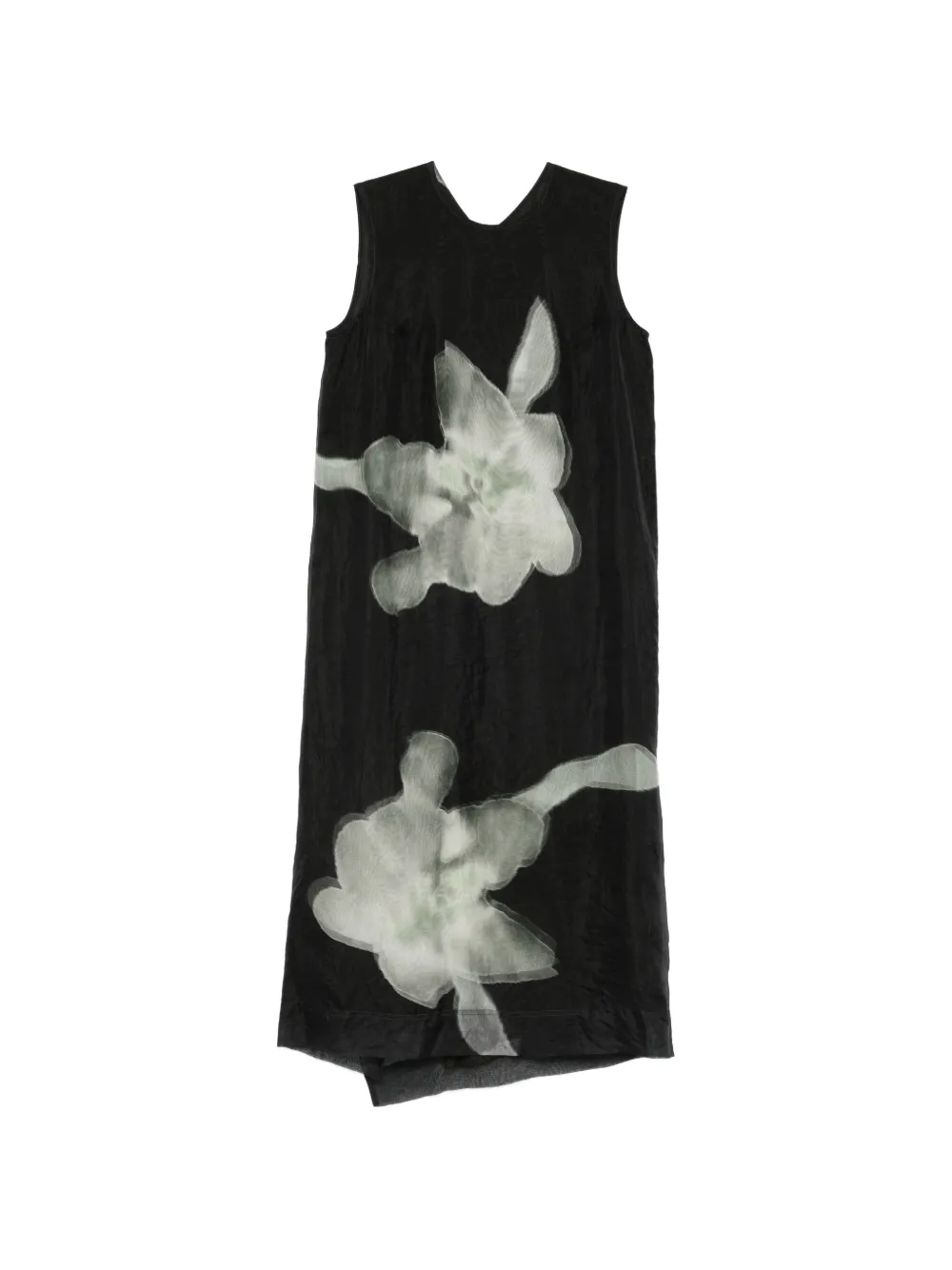 

Платье-трапеция Dapos с цветочным узором Christian Wijnants, черный