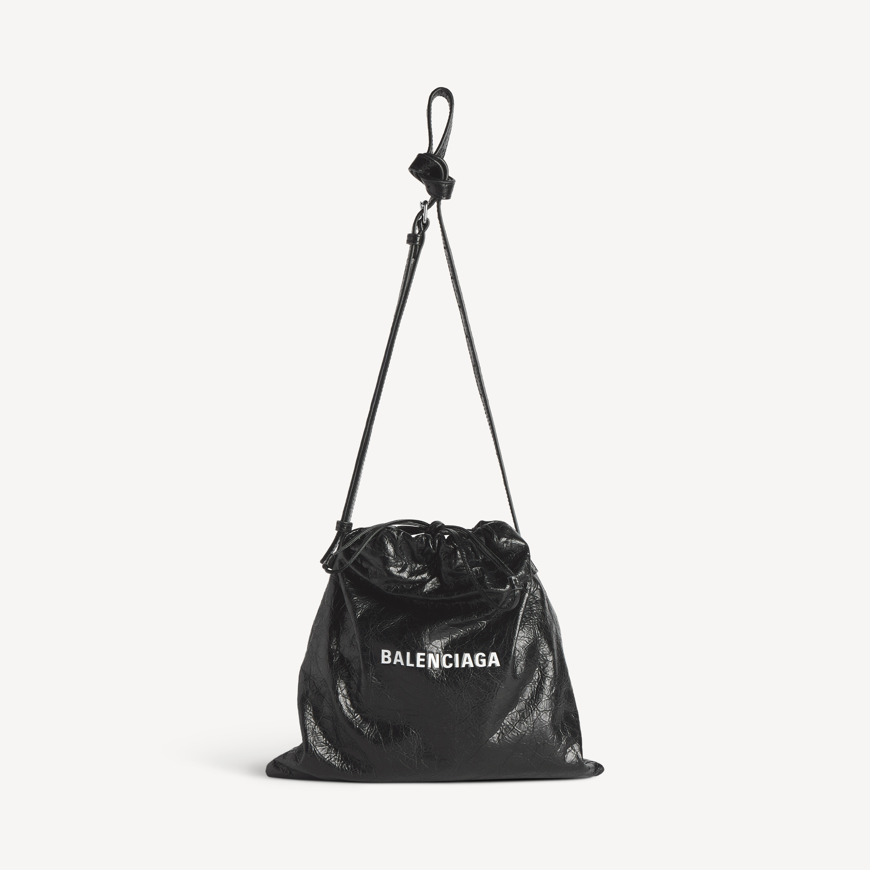 

Мужская сумка-портфель shopper dust bag через плечо среднего размера, черная BALENCIAGA, черный