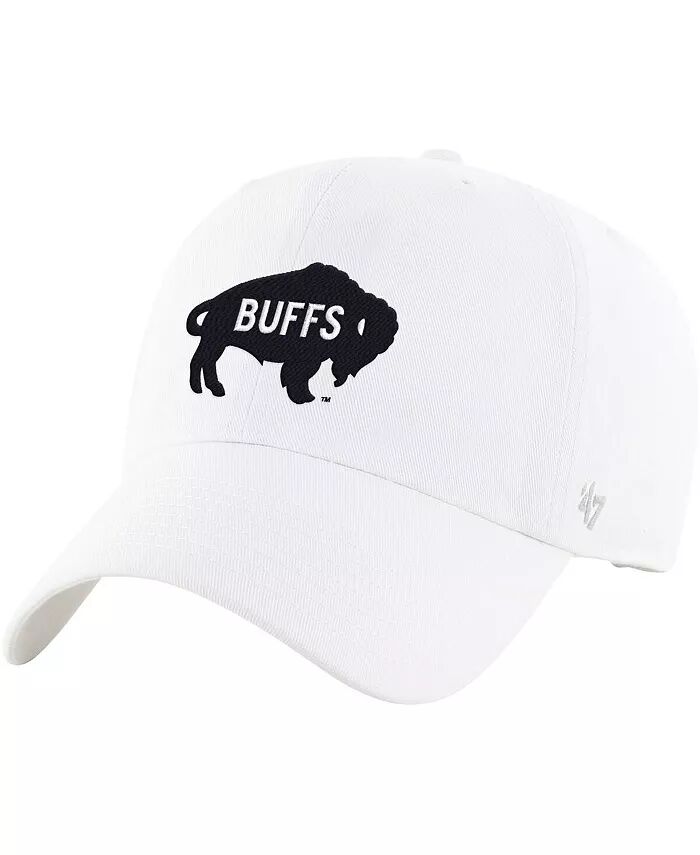 

Мужская белая состаренная кепка Colorado Buffaloes в винтажном стиле Clean Up Adjustable Hat '47 Brand