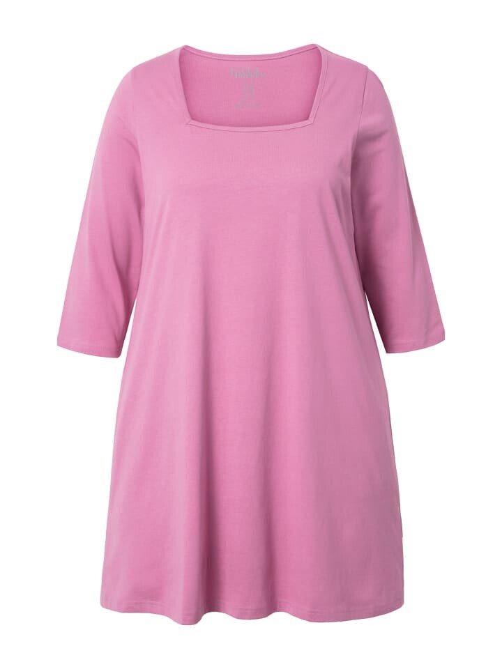

Футболка Ulla Popken Longshirt, цвет mauve