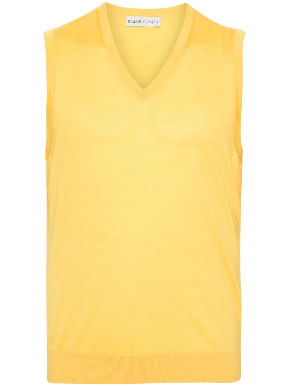 

Жилет из шерсти мериноса MODES GARMENTS, желтый