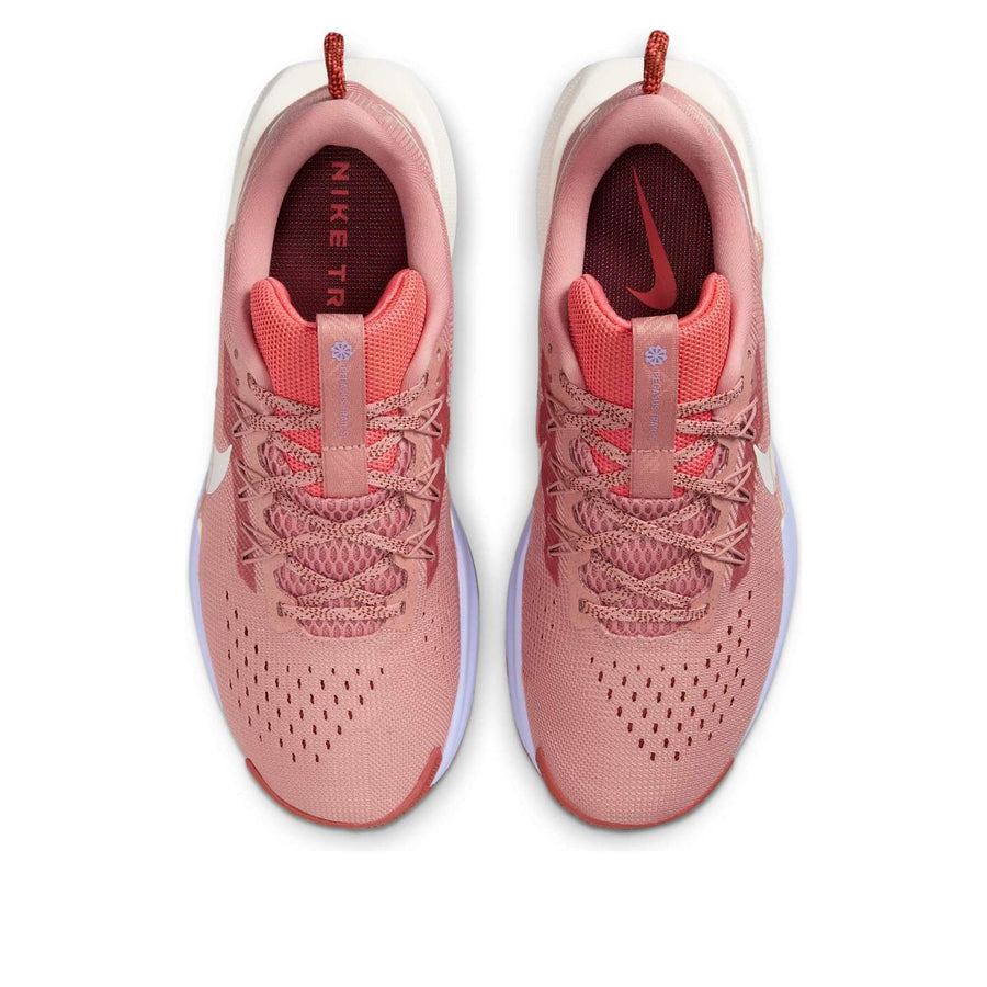 Кроссовки (WMNS) Nike React Pegasus Trail 5 'Red Stardust Sail Lilac Ice Mars Stone', красный — фото 4