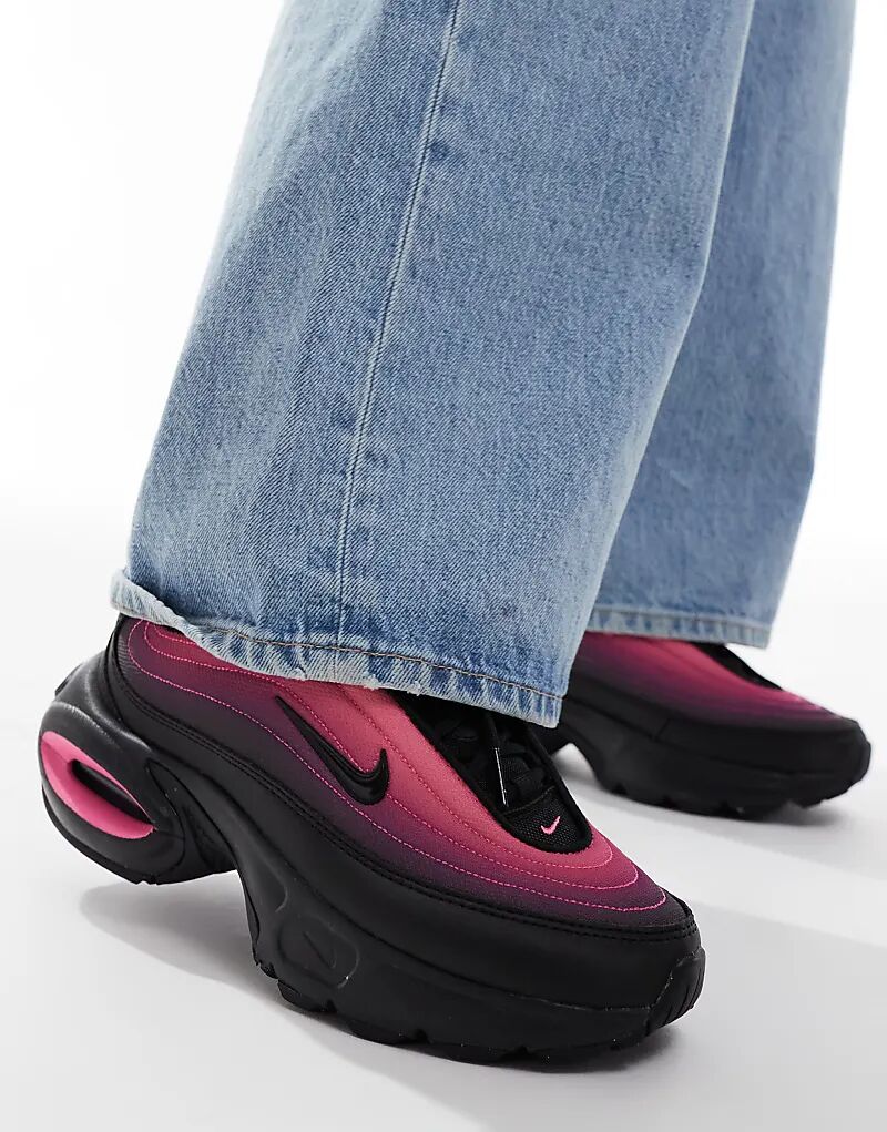 Кроссовки Nike Air Max Portal чёрно-розовые — фото 2
