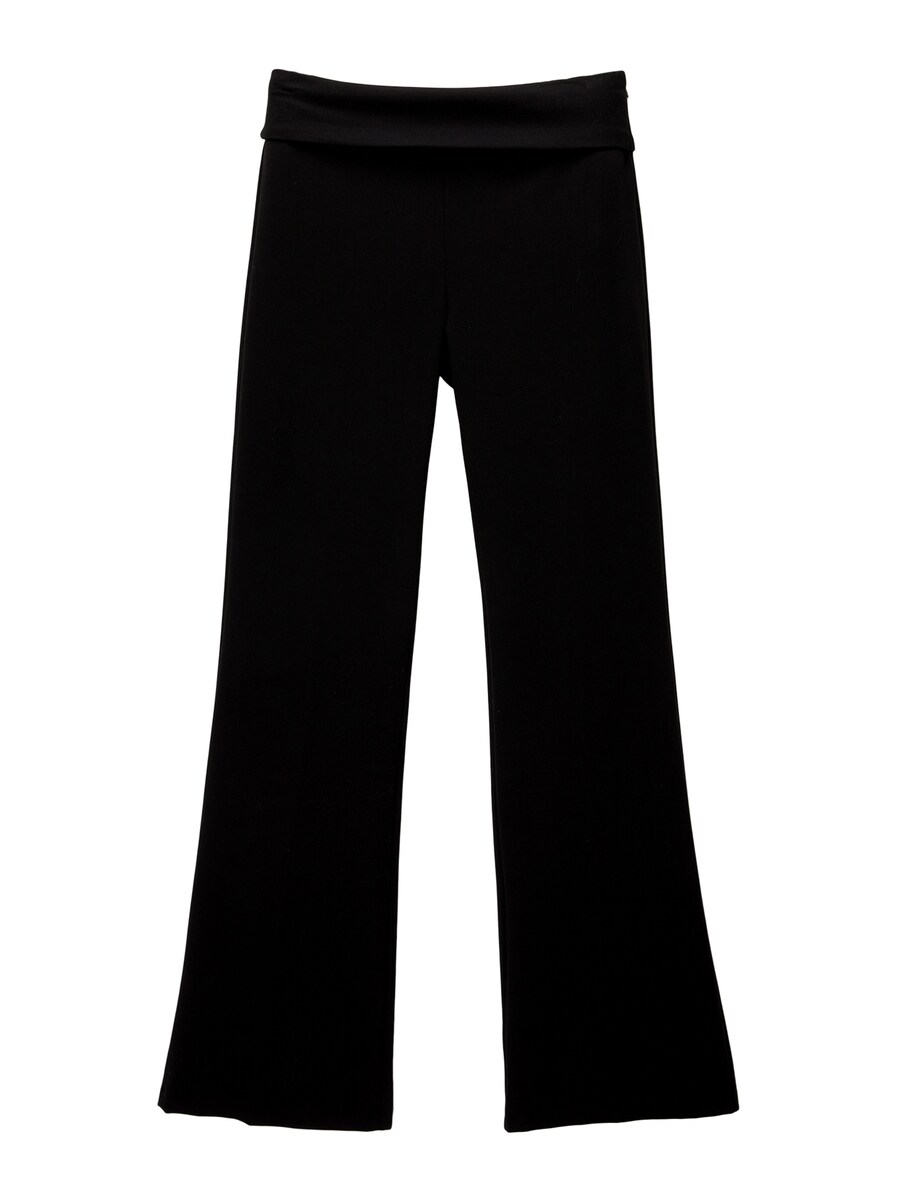 

Тканевые брюки Pull&Bear Flared Pants, черный