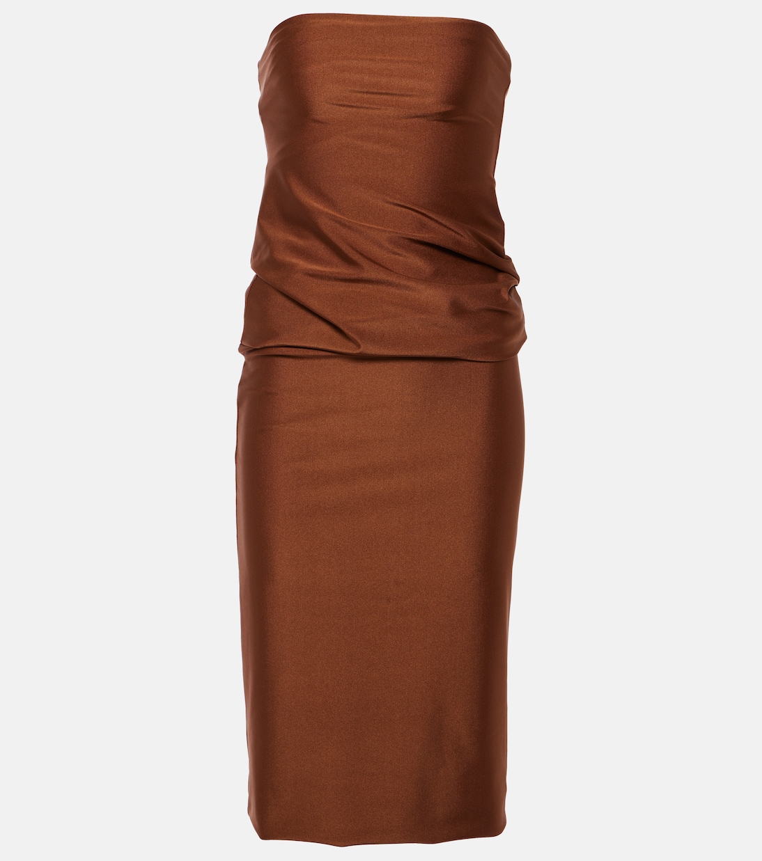 

Платье миди Bilma без бретелек из джерси Sportmax, Cappuchino