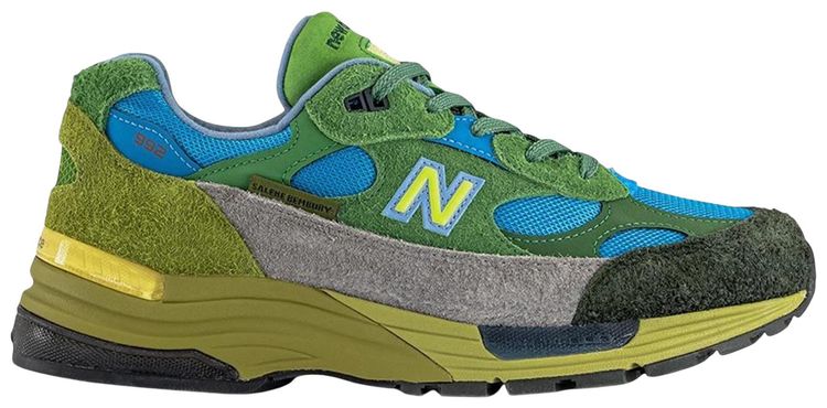 

Кроссовки Salehe Bembury x New Balance 992 Made in USA, зеленый