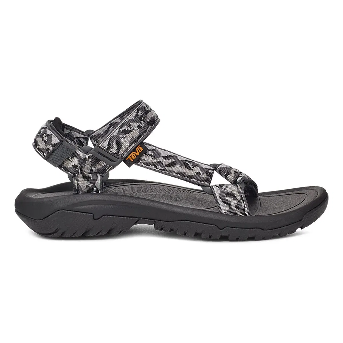 Трекинговая сандалия с кожаными ремешками Teva, mountain mosaic grey/black