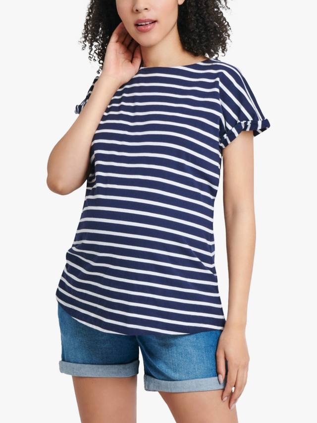 

Хлопковая футболка Boyfriend для беременных JoJo Maman Bébé