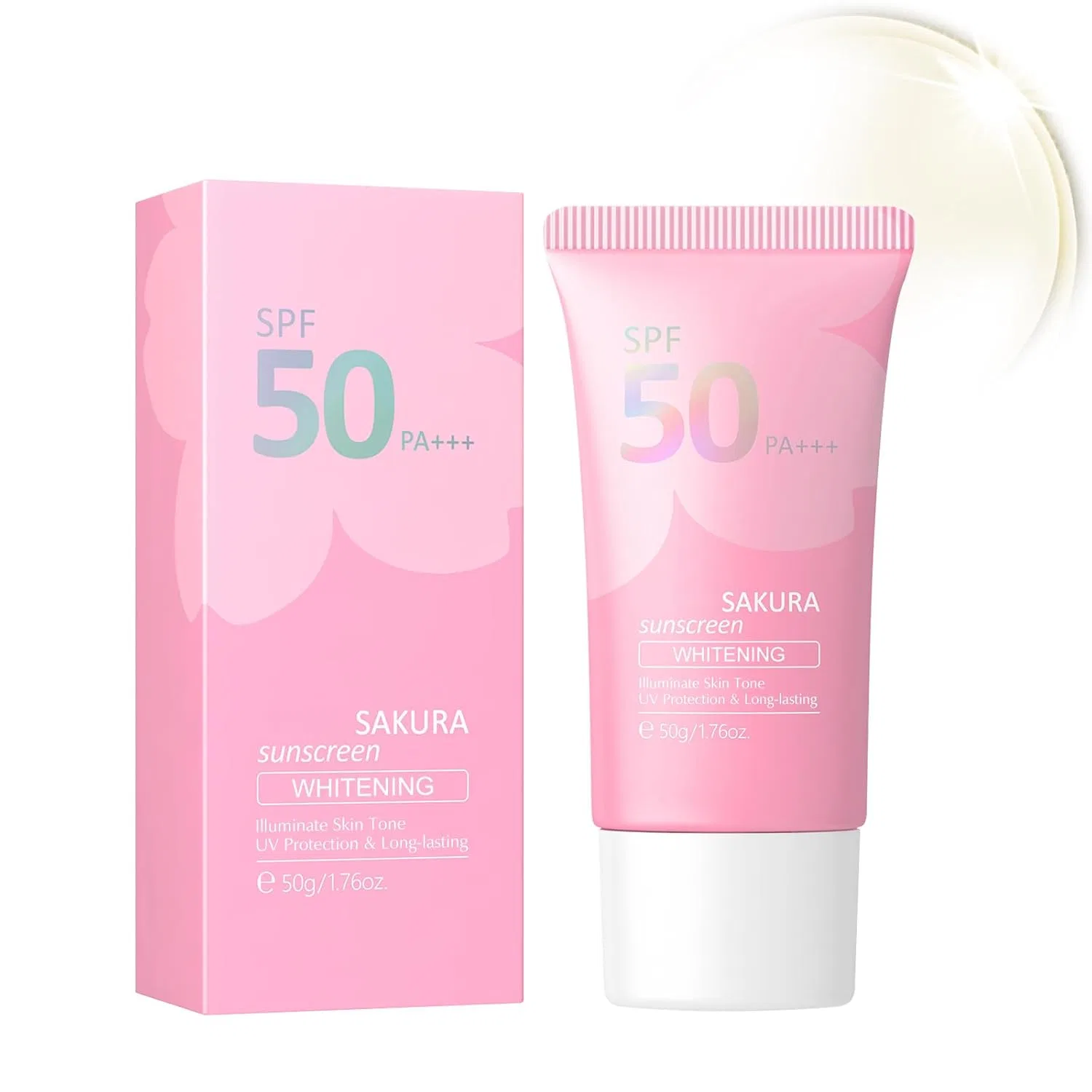 Солнцезащитный крем для лица и тела с SPF 50 PA+++ Maoying