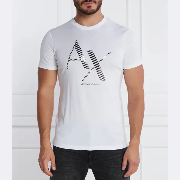 

Облегающая футболка Armani Exchange, белый