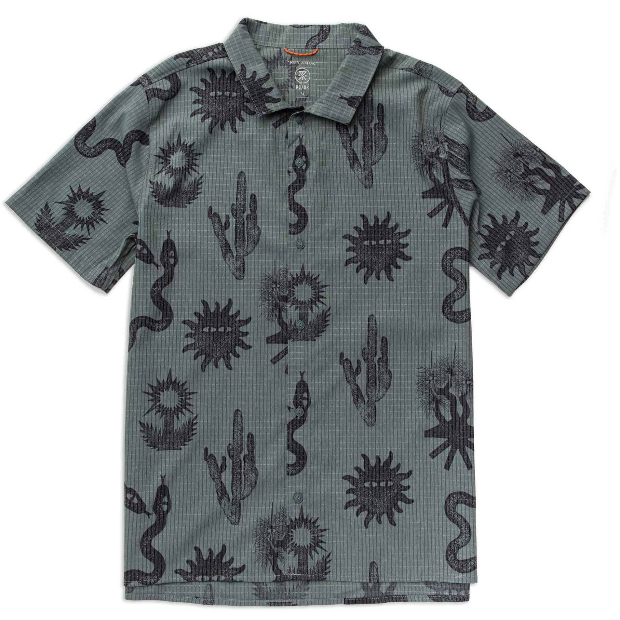 

Мужская рубашка на пуговицах Bless Up Trail Roark, Forest