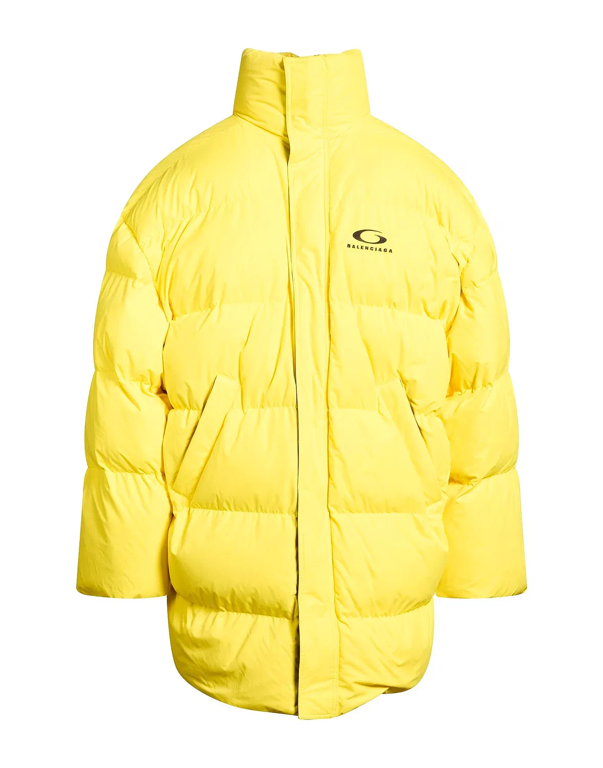 Пуховик желтый BALENCIAGA